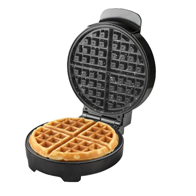 Kitchen-it Máquina de Waffles Belgian Crisp con Revestimiento de Cerámica Antiadherente