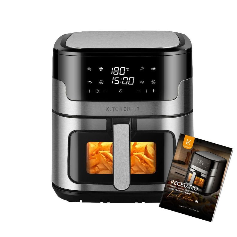 Kitchen-it Freidora de aire Luxe Edition 8L