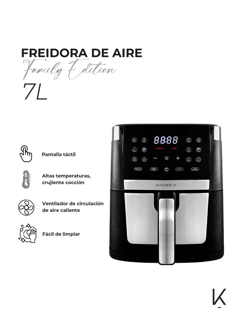 Freidora de Aire Family Edition 7L Kitchen-It-2