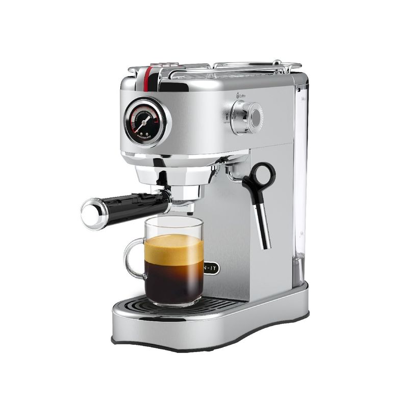 Kitchen-it Cafetera Espresso Bari 5 en 1
