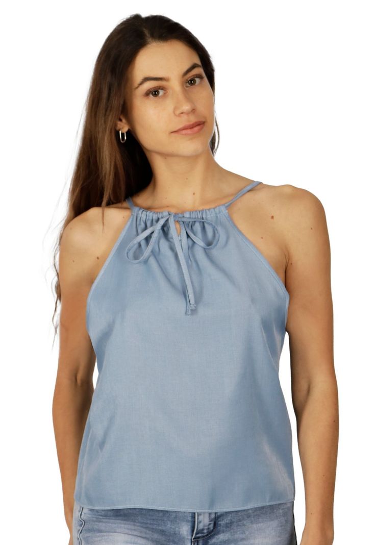 Polera Lara Celeste Divino Jeans-0