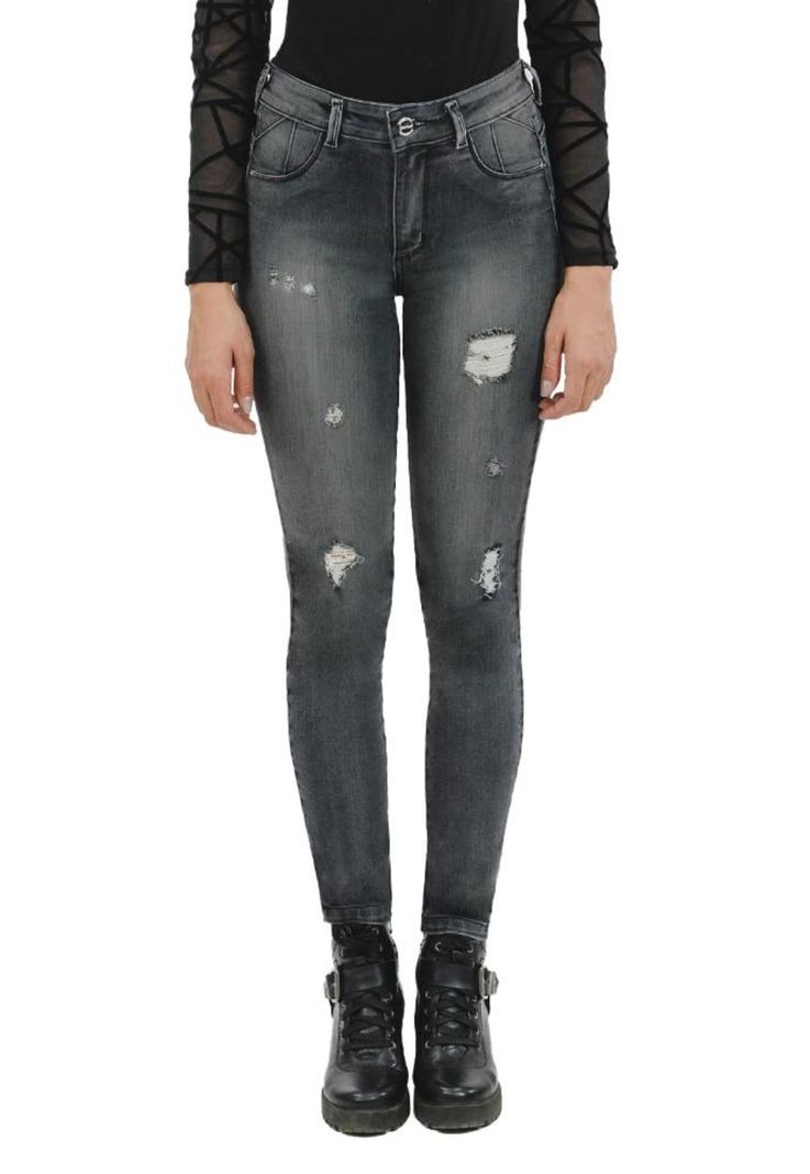Jeans Divino Grace III Gris-0