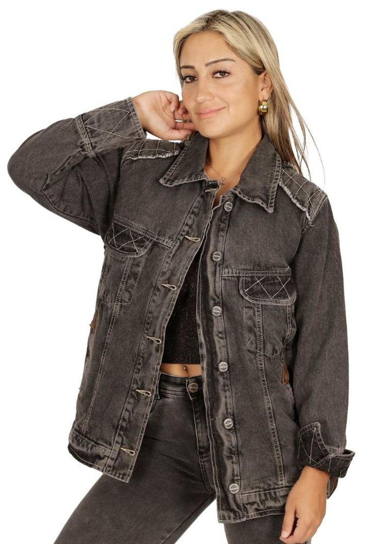 Chaqueta Aguamarina II Negro Divino Jeans-0