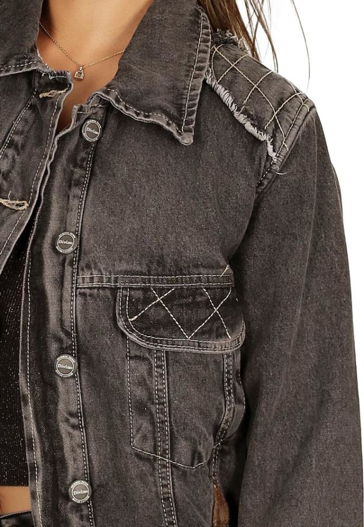 Chaqueta Aguamarina II Negro Divino Jeans-2