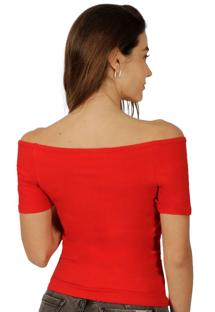 Polera Sara III Roja Divino Jeans-1