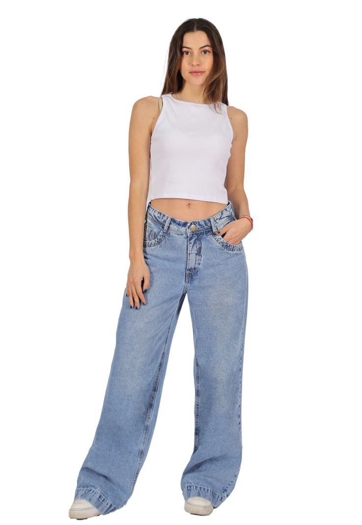 Jeans Paz II Celeste Divino Jeans 36