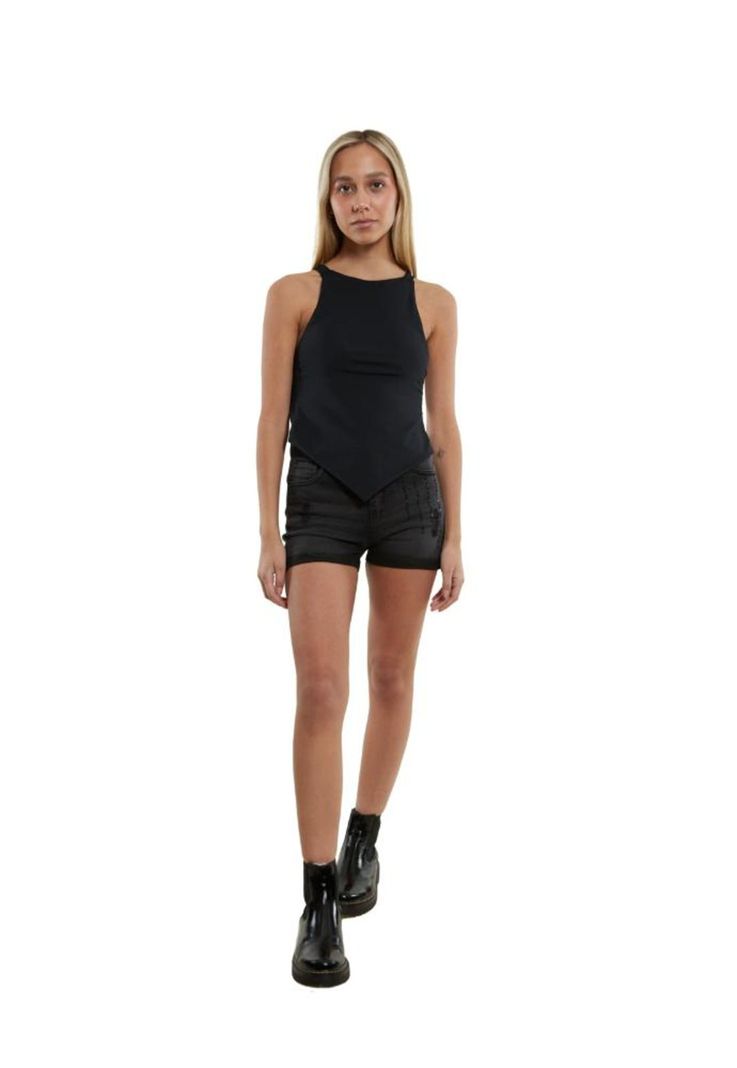 Polera Arkansas II Negra Divino Jeans-0