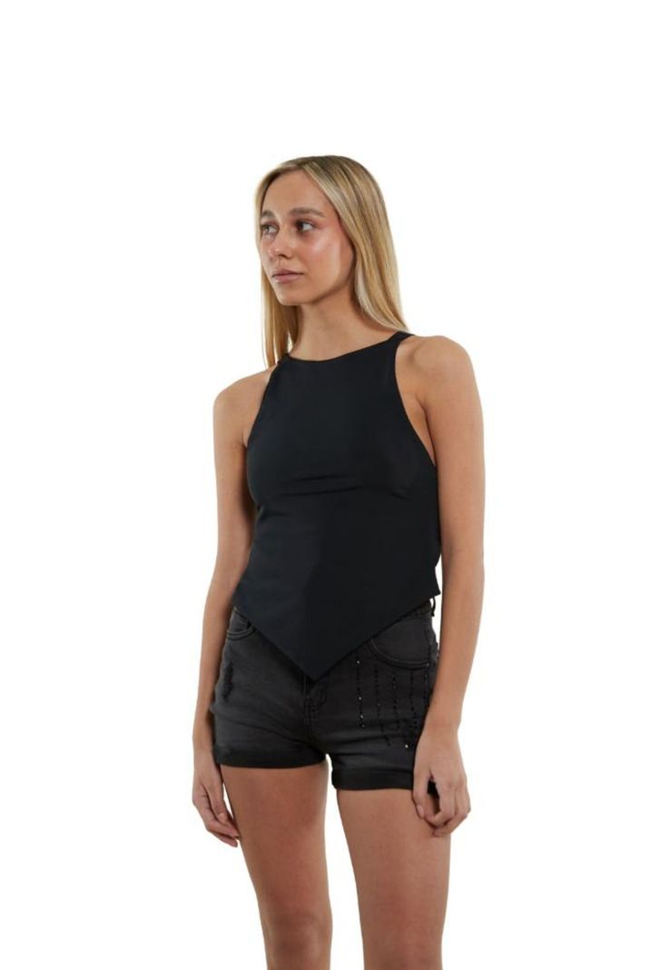 Polera Arkansas II Negra Divino Jeans-1