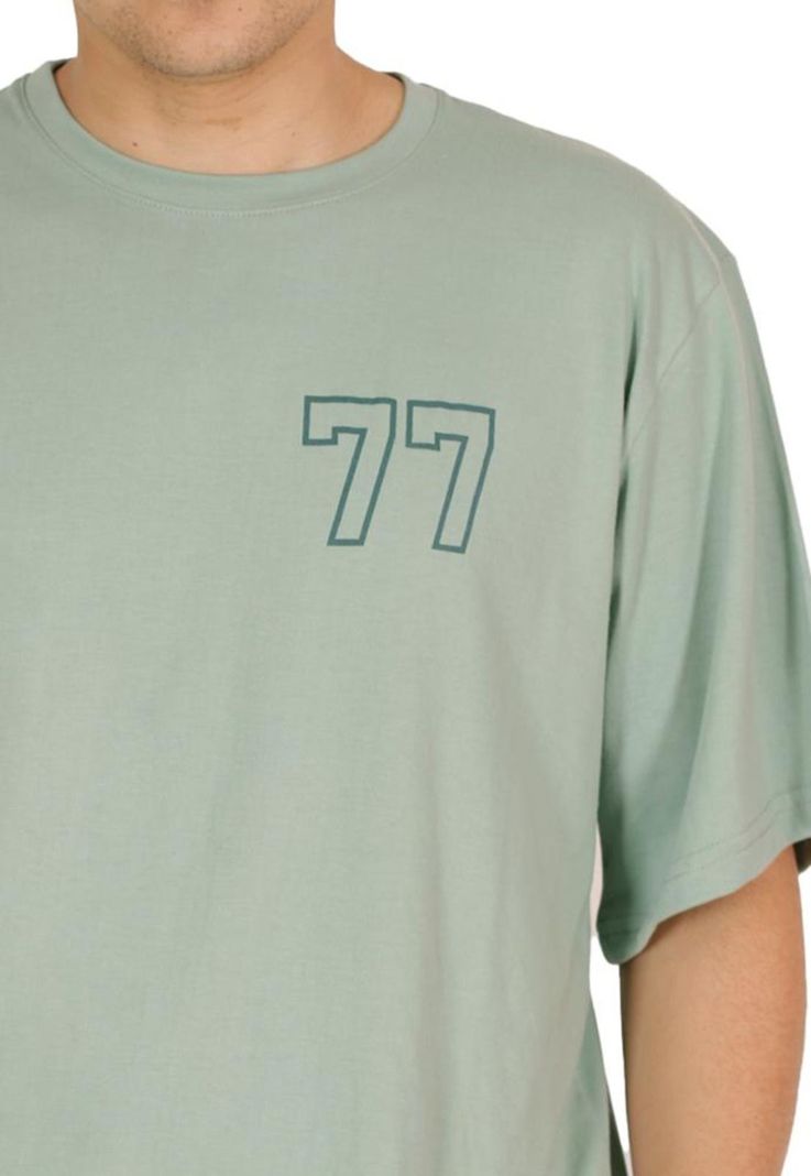 Polera Cooper III Verde Menta Oversize Peroé-1