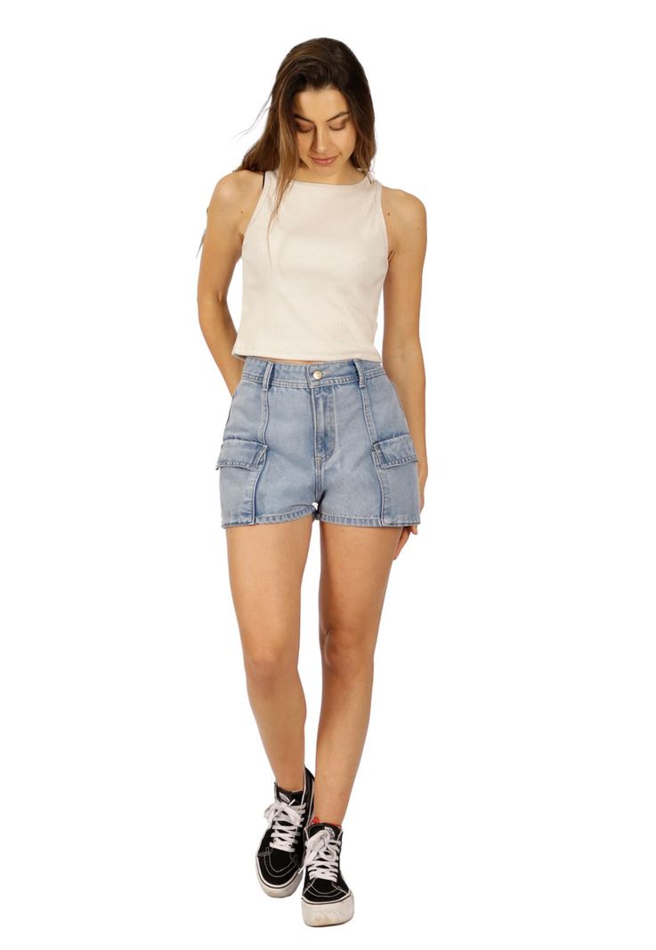 Short Avril II Celeste Divino Jeans-0