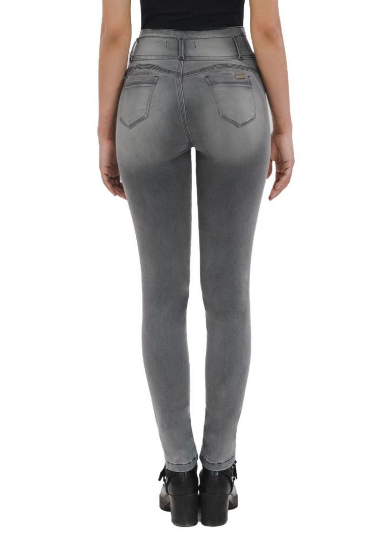 Jeans Divino Madonna V gris-1