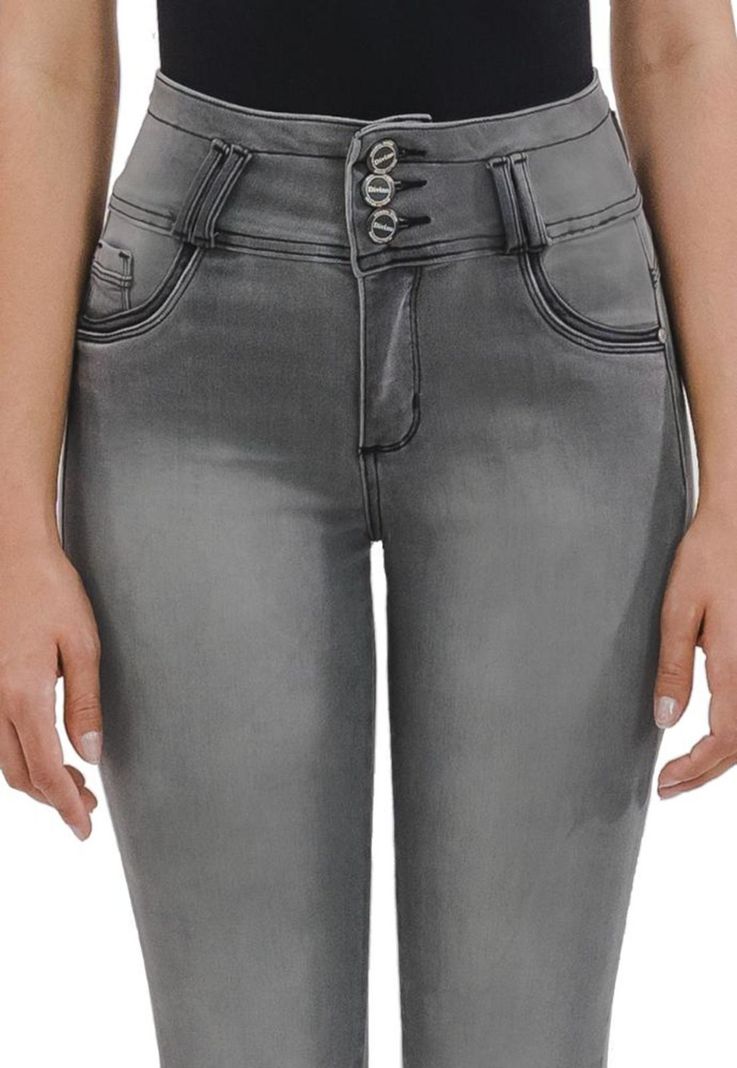 Jeans Divino Madonna V gris-3