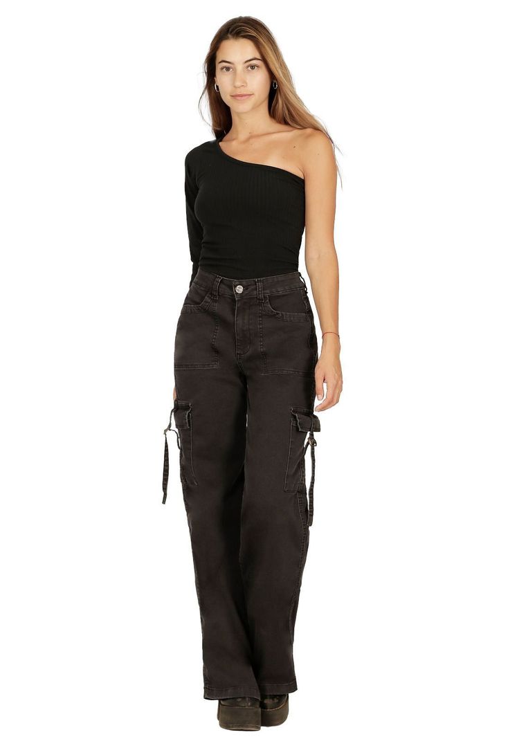 Jeans Flare Amanda II Negro Divino Jeans