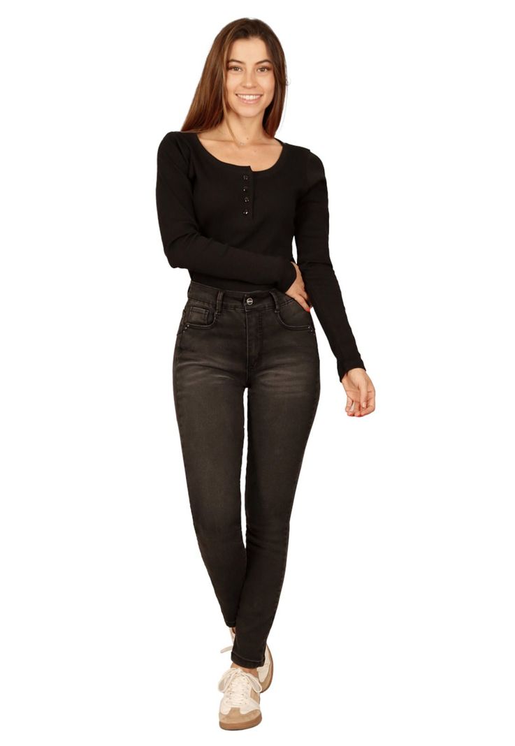 Jeans Hilary II Negro Divino Jeans-0
