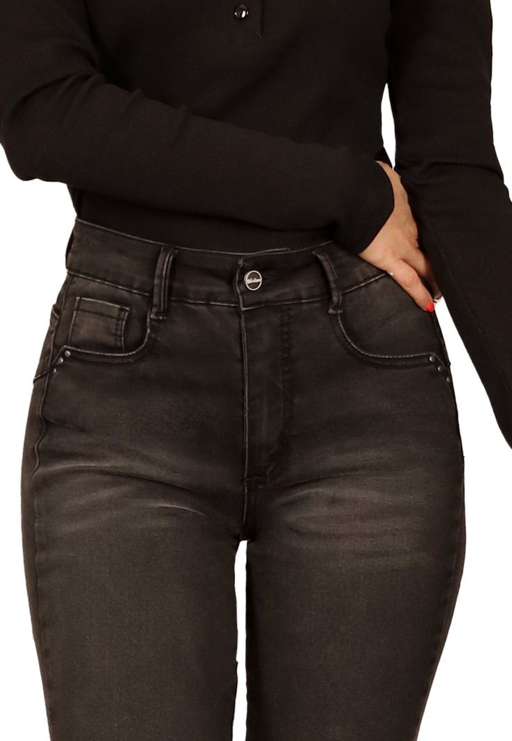 Jeans Hilary II Negro Divino Jeans-2