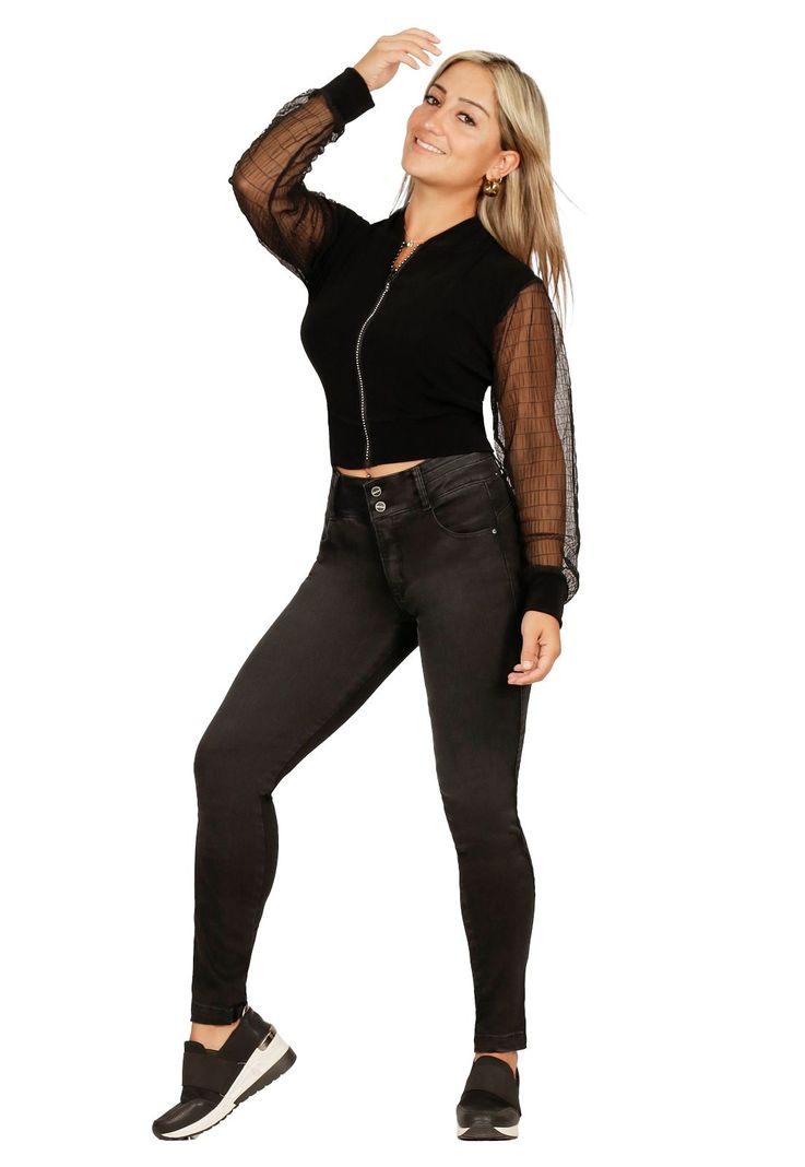 Jeans Wendy III Negro Divino Jeans-0