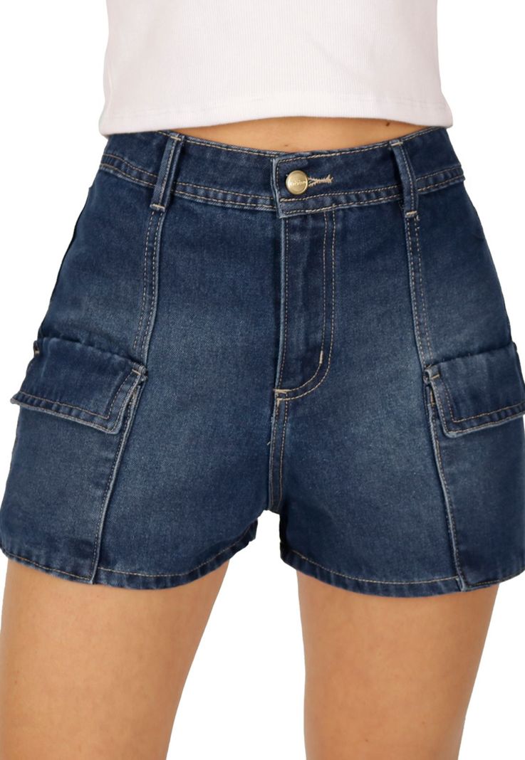Short Avril I Azul Divino Jeans-2