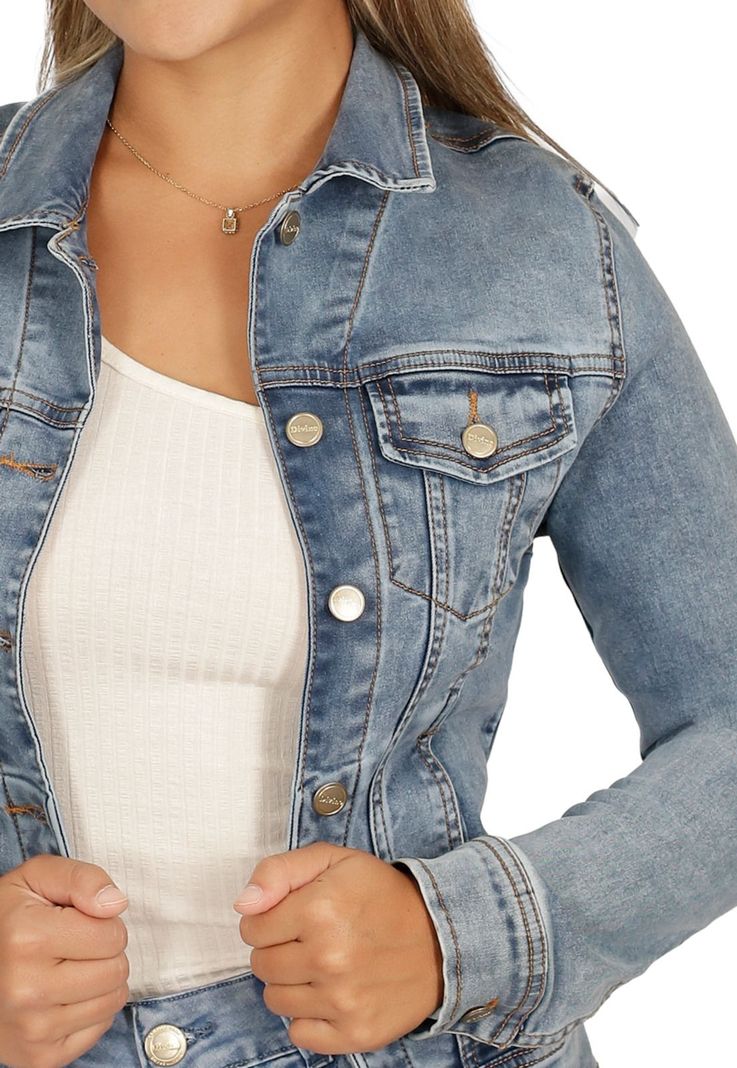 Chaqueta Marisol II Azul Medio Divino Jeans-2