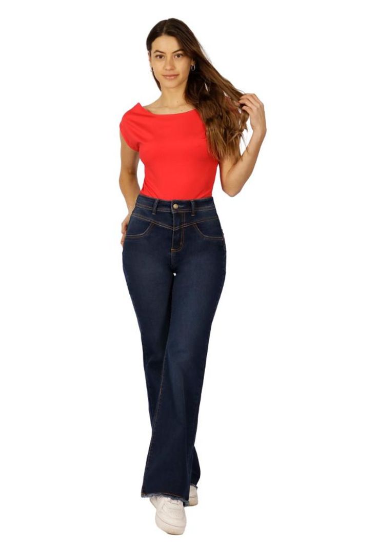 Jeans Frida I Azul Divino Jeans-0