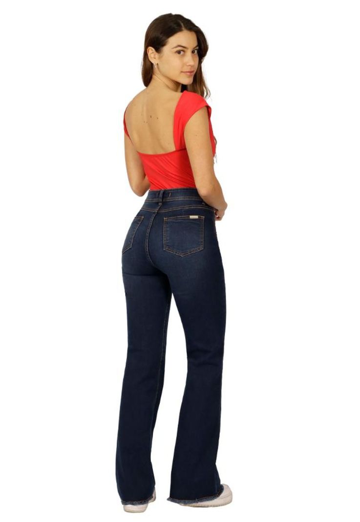 Jeans Frida I Azul Divino Jeans-1