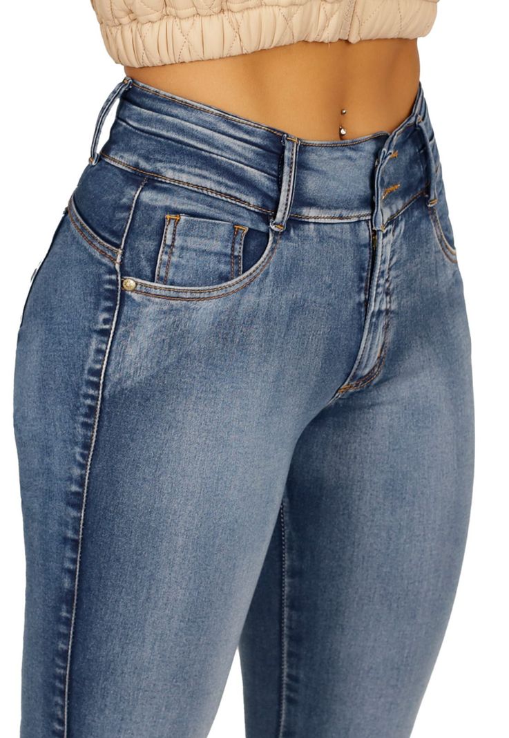 Jeans Wendy II Azul Medio Divino Jeans-2