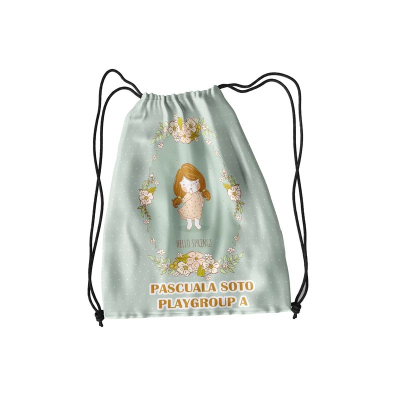  Morral infantil Niña  30x40 impermeable M186-0