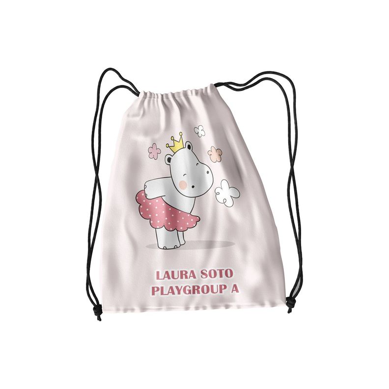  Morral infant Hipopotamo  30x40 impermeable M202-0