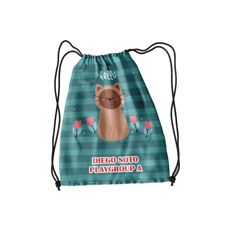  Morral infantil Gatos  30x40 impermeable M217-0