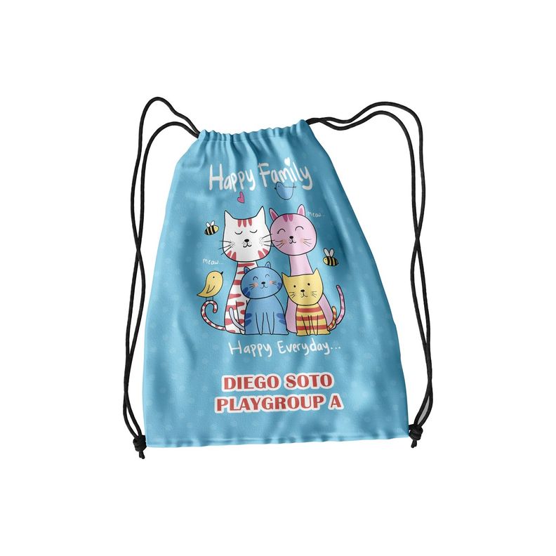  Morral infantil Gatos  30x40 impermeable M215-0
