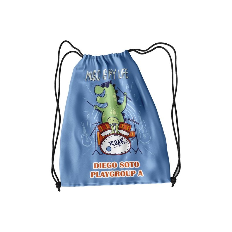  Morral infantil Dinosaurio  30x40 impermeable M216-0
