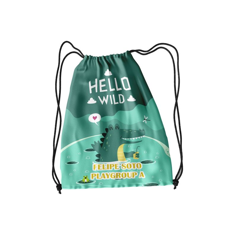  Morral infant Cocodrilo  30x40 impermeable M203-0
