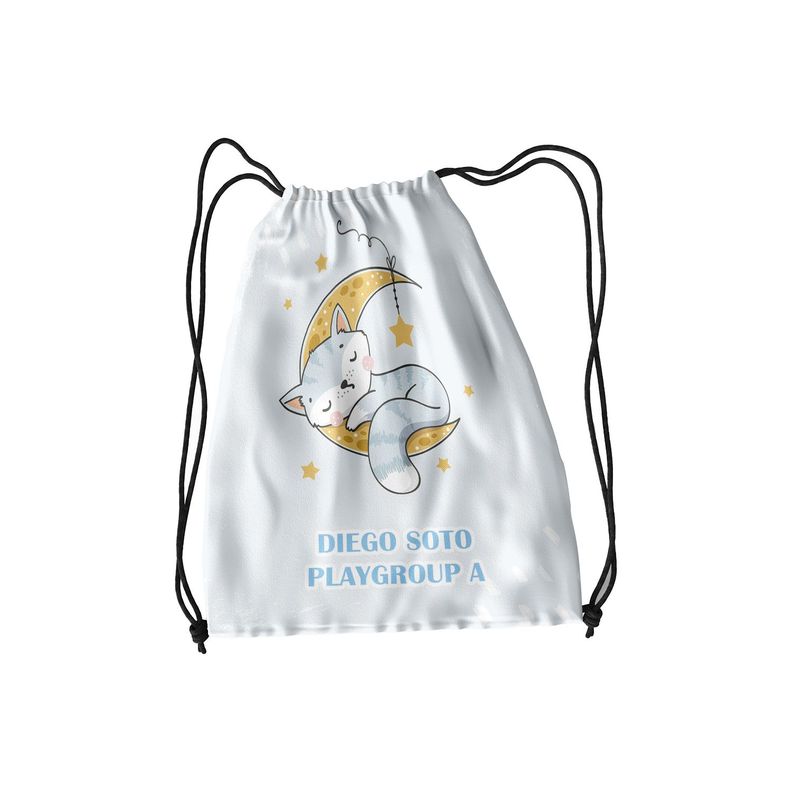  Morral infantil Zorros  30x40 impermeable M219-0