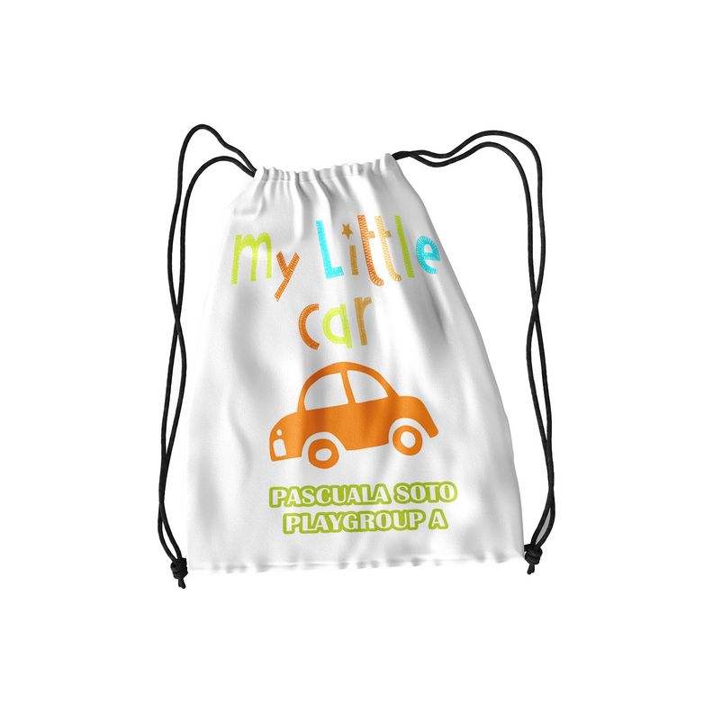  Morral infantil Autos  30x40 impermeable M185-0