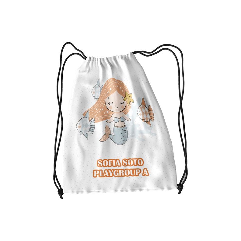  Morral infantil Sirena  30x40 impermeable M209-0