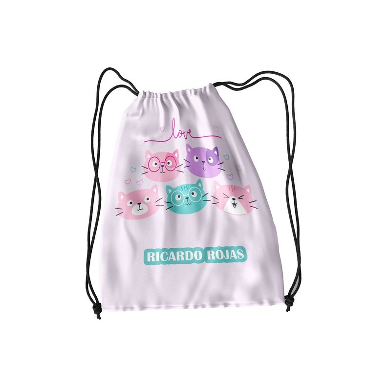  Morral infantil Gatos  30x40 impermeable M174-0