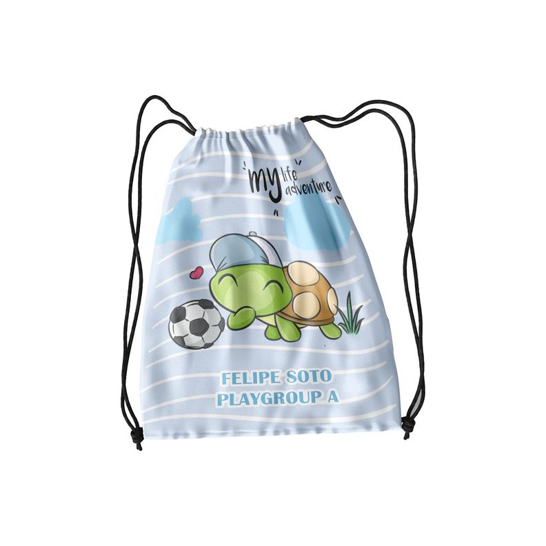  Morral infantil Tortuga  30x40 impermeable M189-0