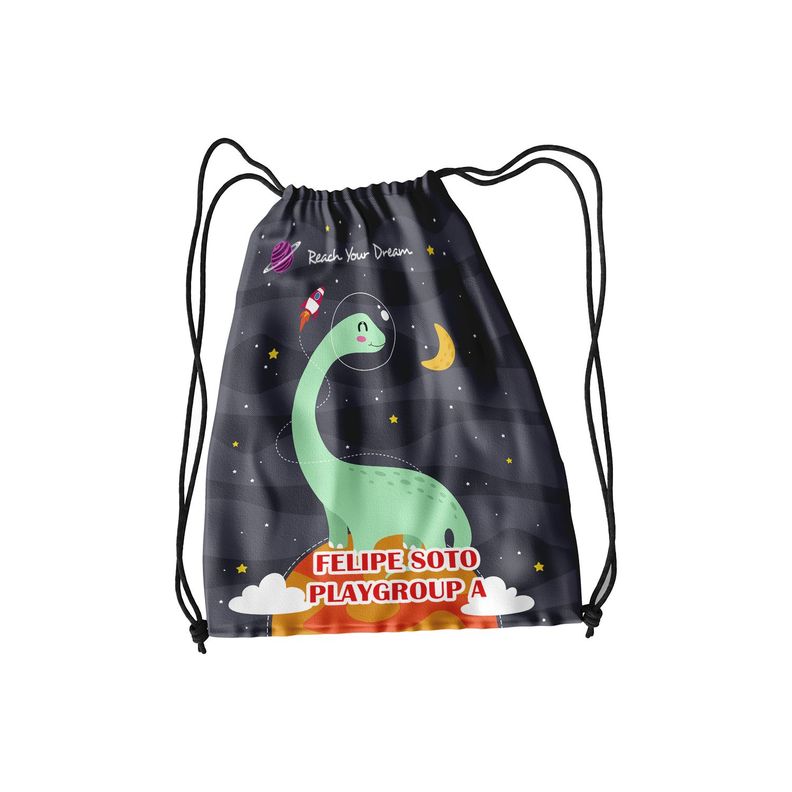  Morral infantil Dinosaurio  30x40 impermeable M206-0