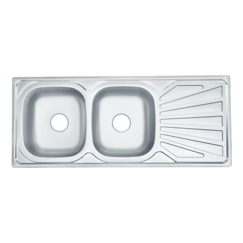 Lavaplatos Empotrado Doble 120x50 Izquierdo Accesorios-4