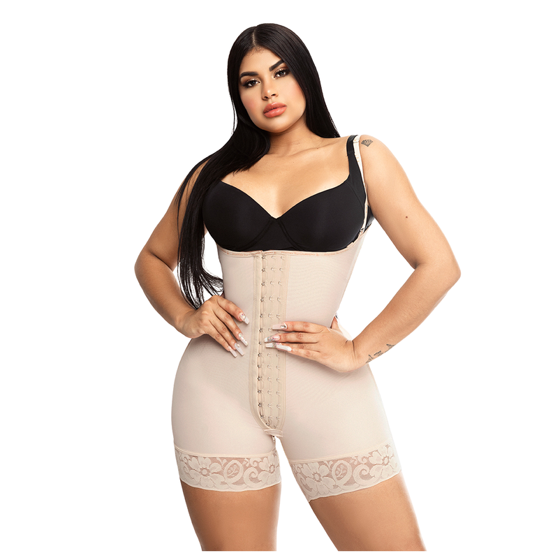 Faja Reductora Alta Compresion 3 Broches Colombiana