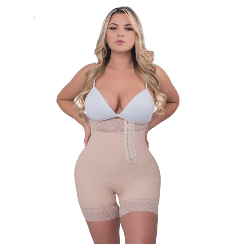 Faja Short Moldeadora Strapless Varillas Colombiana-0