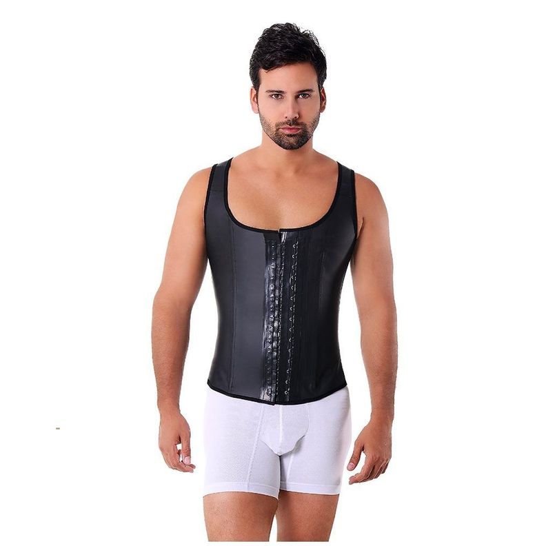 Faja Latex Chaleco Hombre 3 Hileras -0