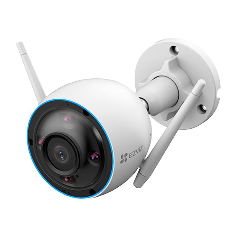 Camara Wifi IP Ezviz H3 Ezviz 2K VisionColorVU Exterior IP67 Blanco