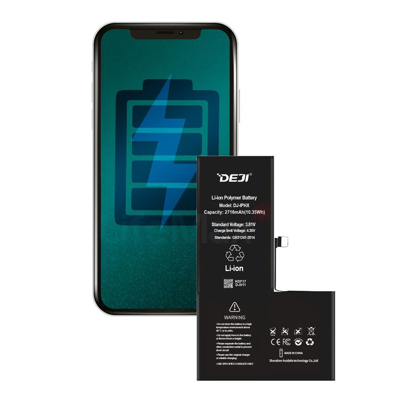 Bateria para Iphone X DEJI IC Original Capacidad 2716mAh-0