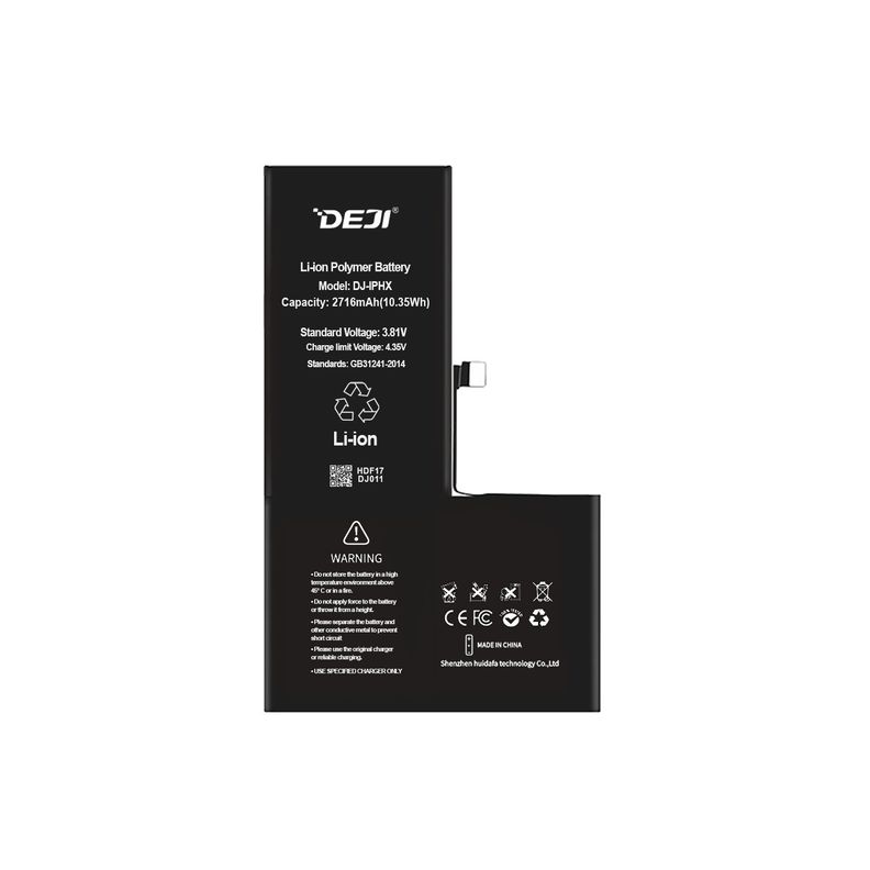 Bateria para Iphone X DEJI IC Original Capacidad 2716mAh-1