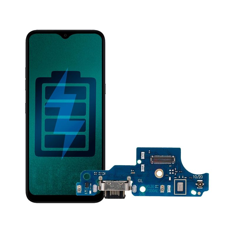 Flex de Carga para Motorola Moto G20 Conector Tipo C-0