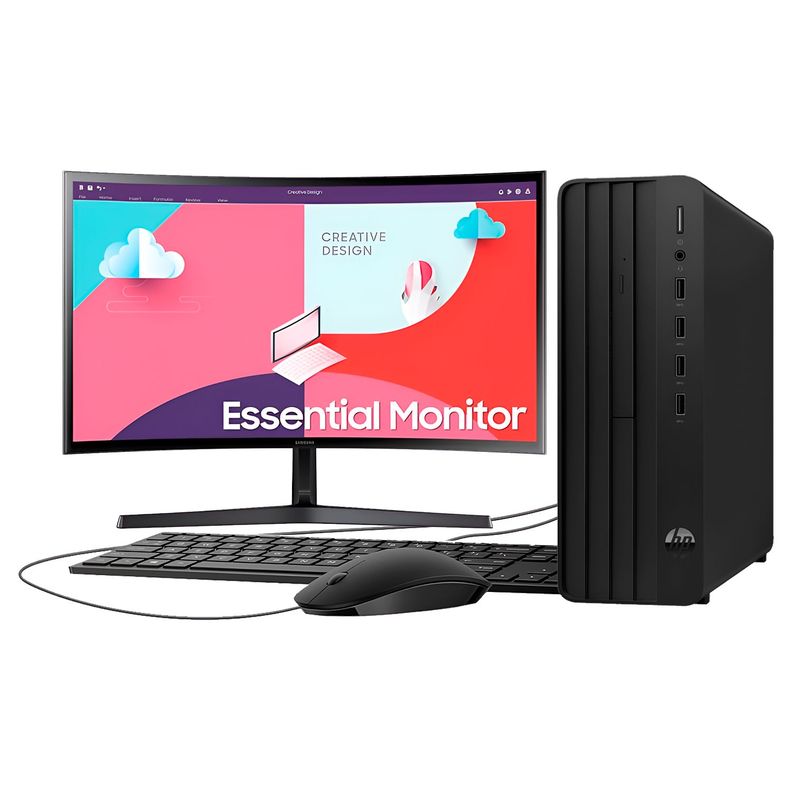 Pack HP Pro G9 i5 16GB SSD + Monitor Samsung Curvo 24in FHD-0