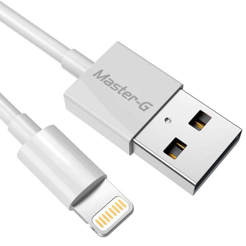 Cable Carga Rápida USB A lightning USB 1m Master G MGCALIG-1