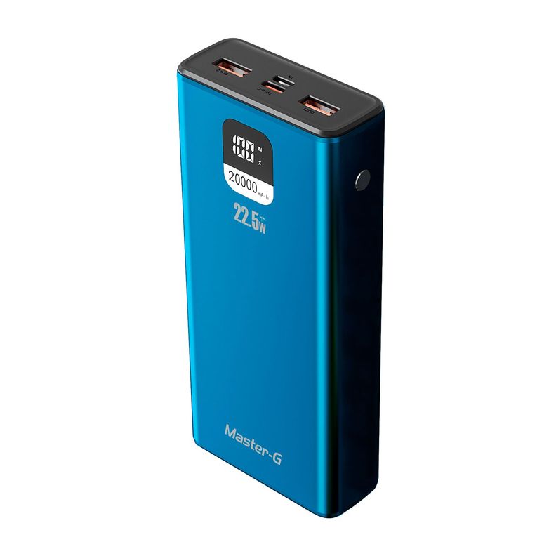 Cargador Portatil Bateria Power Bank Master-G 20000mAh 22.5w-1