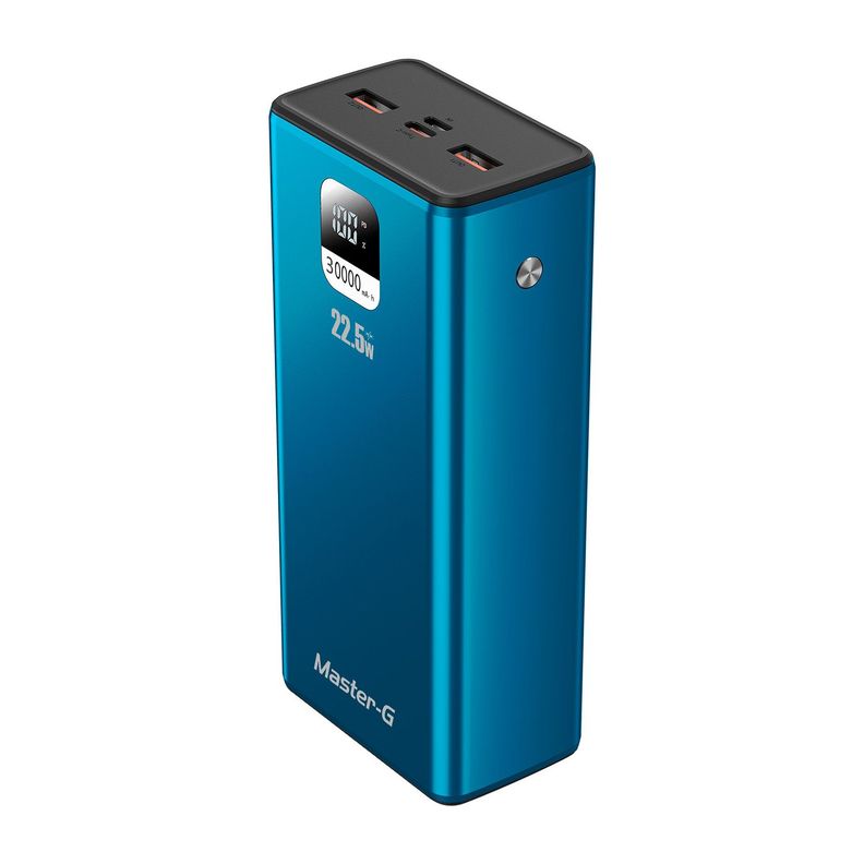 Cargador Portatil Bateria Power Bank Master-G 30000mAh 22.5w-1