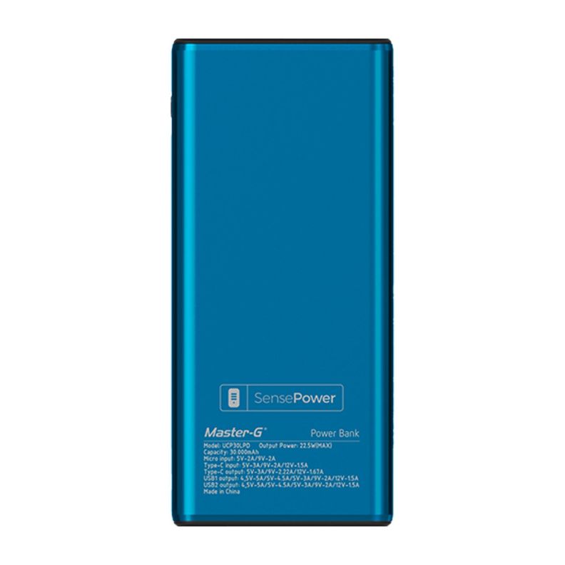 Cargador Portatil Bateria Power Bank Master-G 30000mAh 22.5w-3